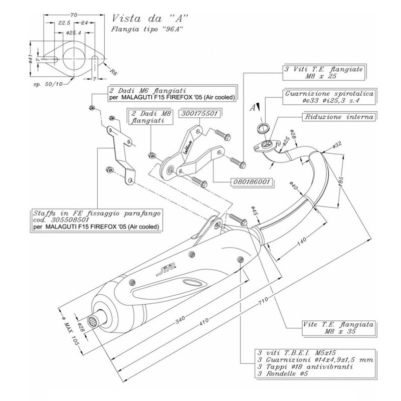 Exhaust Sitoyamaha Jog 50 R 04- for YAMAHA Jog 50 R 04- and other model Exhausts and Mufflers SITO