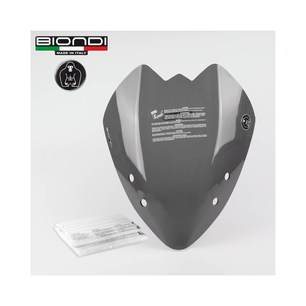 Windshield Kawasaki Z 750 R 12FUME Dark for KAWASAKI Z750R 12- Cupolini BIONDI