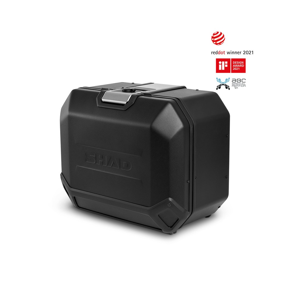 TR47 Side Bag Black Left Borse Laterali Allumino SHAD