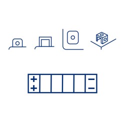 Batteria Marelli Litio MMLT2B Batterie Lithium MAGNETI MARELLI