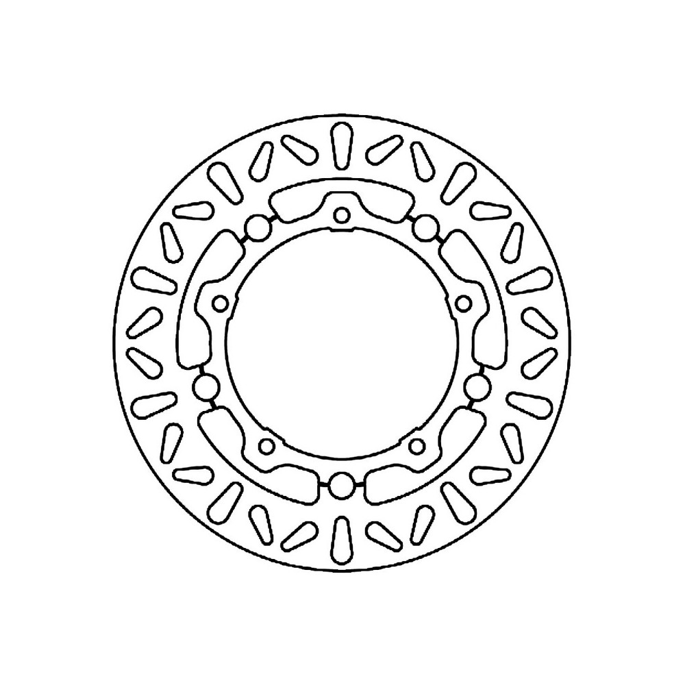 Brake Disc Yamaha T-Max 50004-07, X-Max 125/250 05- Front for YAMAHA X-Max 125 06-14 and other model Dischi Scooter Ferodo