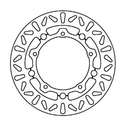 Disco Freno Yamaha T-Max 50004-07, X-Max 125/250 05- Ant. per YAMAHA X-Max 125 06-14 e altri modelli Dischi Scooter Ferodo