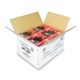 Box 4PCS Yuasa BATTERYYT12B-Bs With Acid for APRILIA Sportcity 125/200 04-06 and other model Batterie Sigillate YUASA