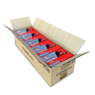 Scatola 5PZ Batteria YUASAYTZ10S Precaricata Sigillata per APRILIA RXV/SXV 450 06-07 e altri modelli Precaricate YUASA