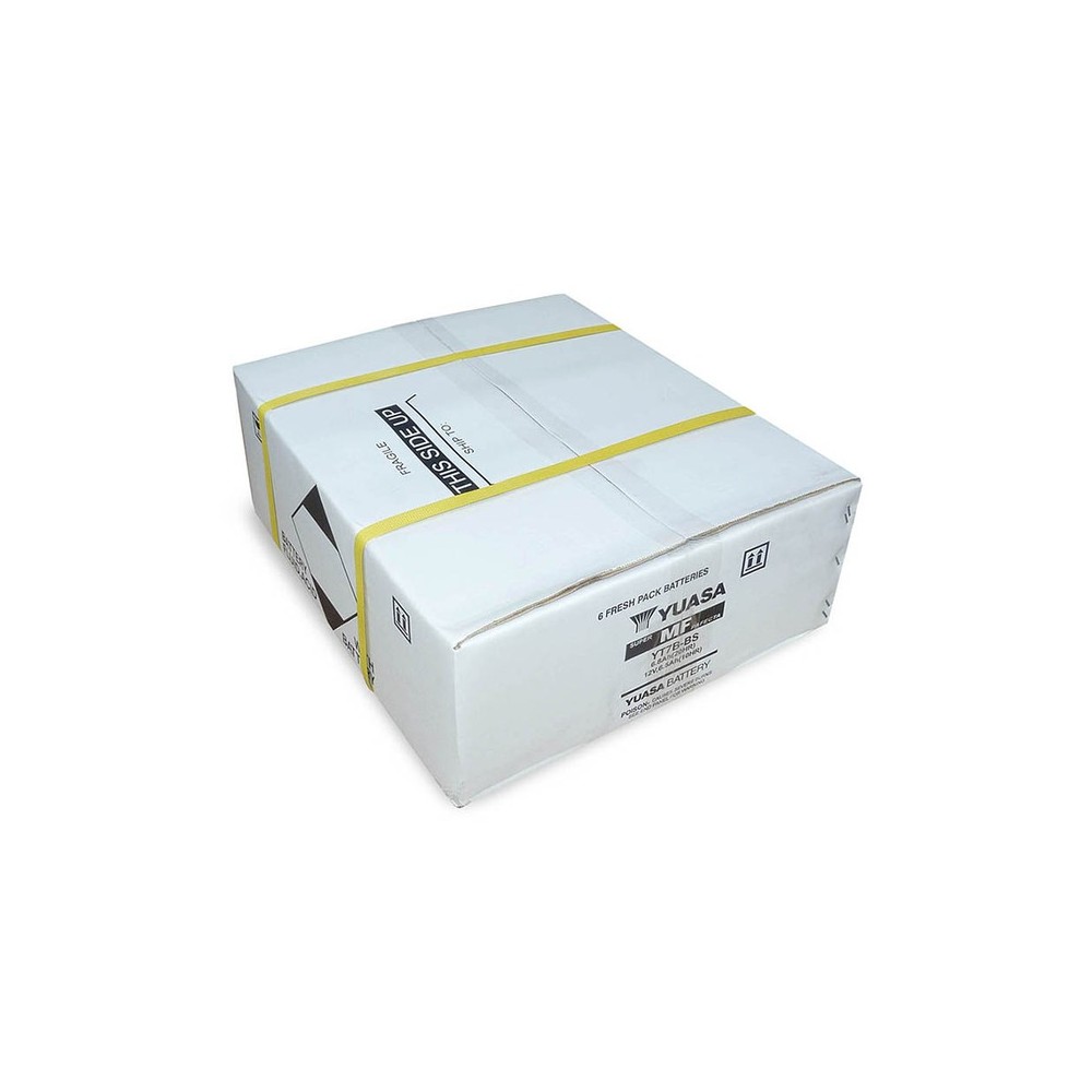 Scatola 6PZ Batteria YUASAYT7B-Bs Con Acido per MBK Skyliner 250 00-03 e altri modelli Batterie Sigillate YUASA