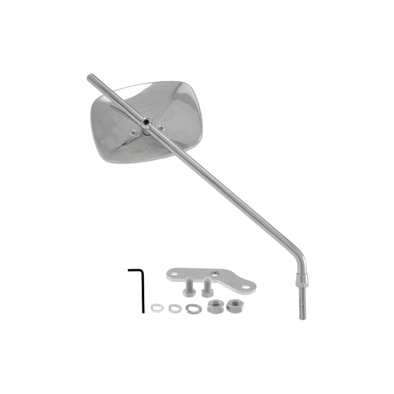 Specchietto Universale Classic Piaggio Vespa Rettangolare Specchi Retrovisori Rms Classic