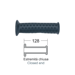 Domino Black Grips Piaggio Vespa Granturismo 125-200cc Grips Domino