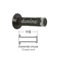 Domino Grips Grey/Black Soft Grips Domino