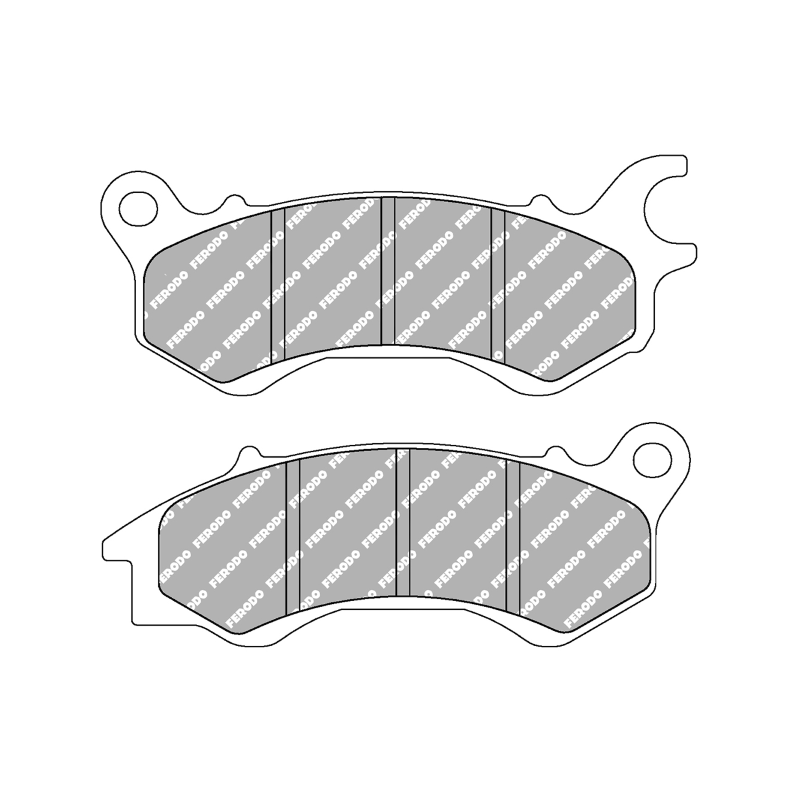 Ferodo Brake Pads Eco Friction FDB2326EF Brake Pads Ferodo