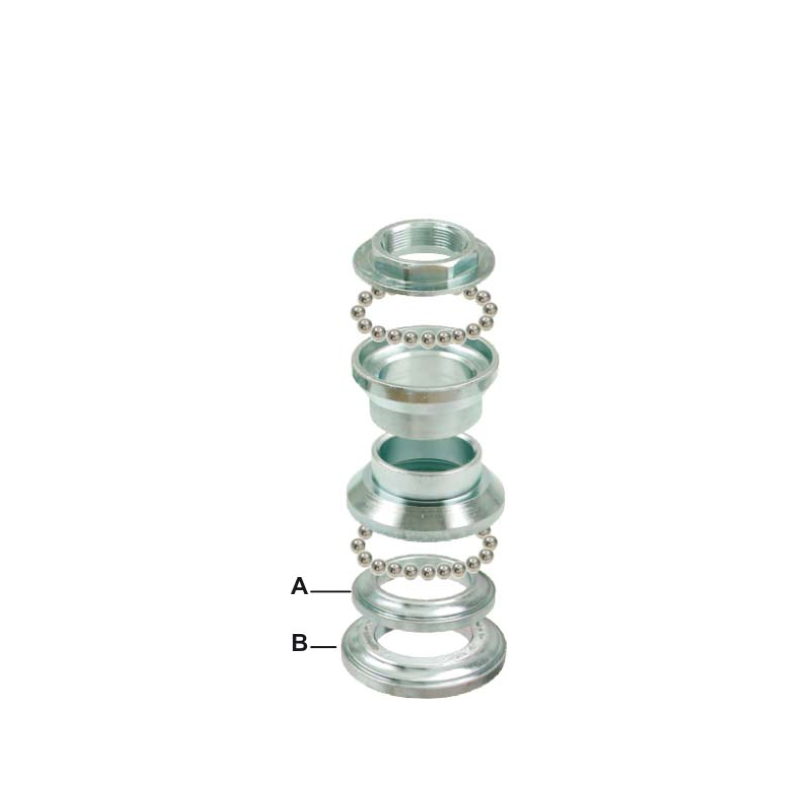 Serie Sterzo Completa Malaguti F12 Phantom/Crosser 50cc Dirección RMS