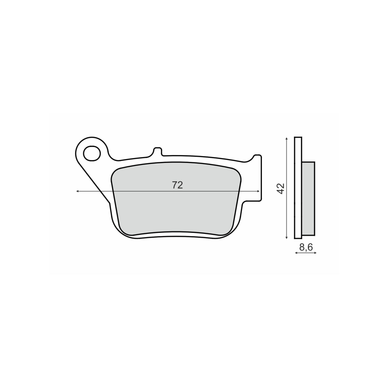 Sinter-Tech Brake Pads Yamaha Yp R250 X-Max Brake Pads RMS