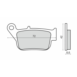 Sinter-Tech Brake Pads Yamaha Yp R250 X-Max Brake Pads RMS
