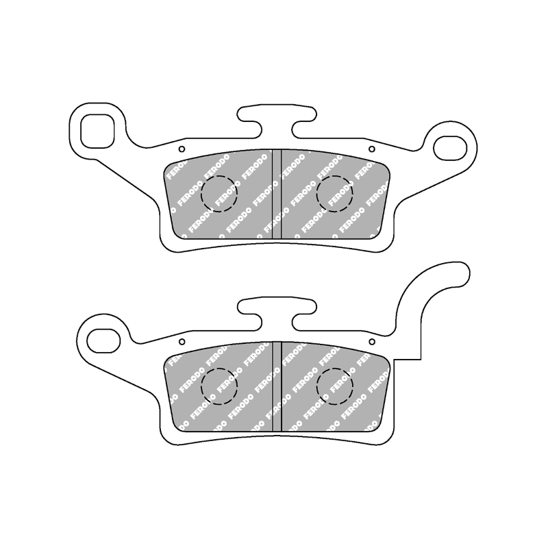 Ferodo Brake Pads Eco Friction FDB2264EF Brake Pads Ferodo