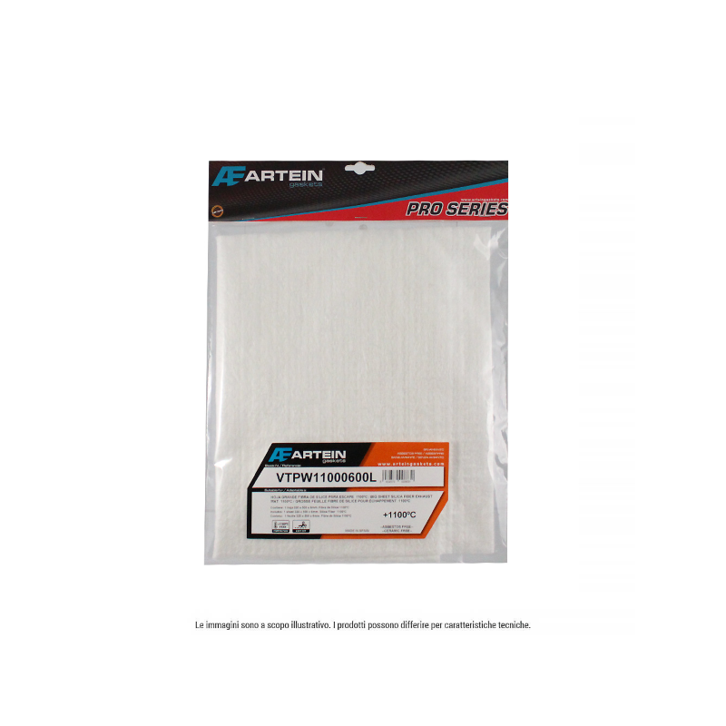 Lana Di Roccia In Fibra Di Silice Artein 320x500mm Spessore 6,00mm Guarnizioni Artein