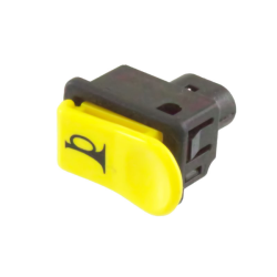 Pulsante Clacson Classic Piaggio 290679 - Giallo Boutons Rms Classic