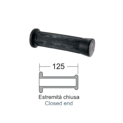 Coppia Manopole Classic Nere Piaggio Vespa Pk 50cc Manopole Rms Classic