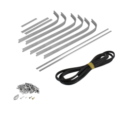 Strisce Pedana Classic Piaggio Vespa Gs 150cc Vs1 Carenados y piezas de plástico Rms Classic