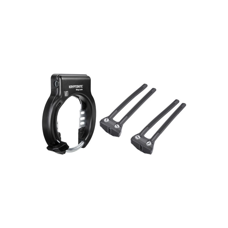 Lucchetto Arco Al Telaio Ring Lock (Montaggio Fascette Flexible Mount) - Nero Lucchetti e Catene Kryptonite