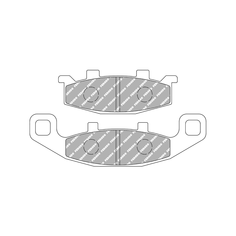 Ferodo Brake Pads Eco Friction FDB481EF Brake Pads Ferodo