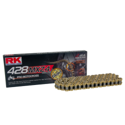 Rk Chain 428MXZ4-132 Cl Gold Sprockets RK