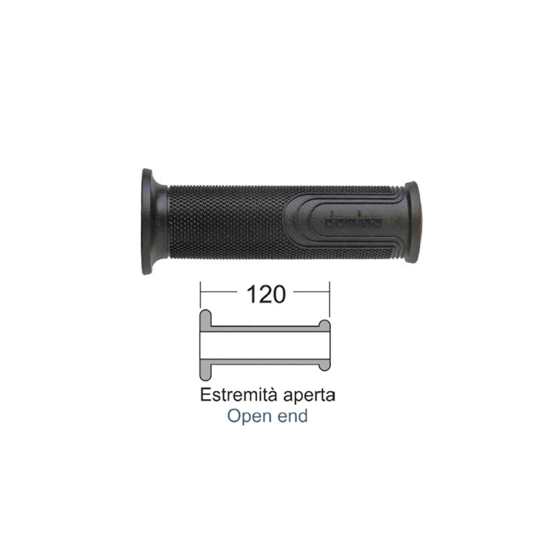 Manopole Domino Style Nero Manopole Domino