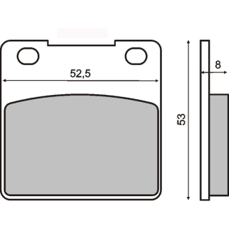 Organic Brake Pads Zzr 1100 Brake Pads RMS
