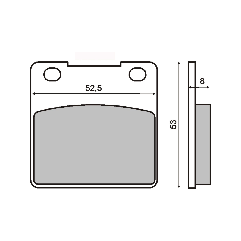  Organic Brake Pads Zzr 1100 Brake Pads RMS