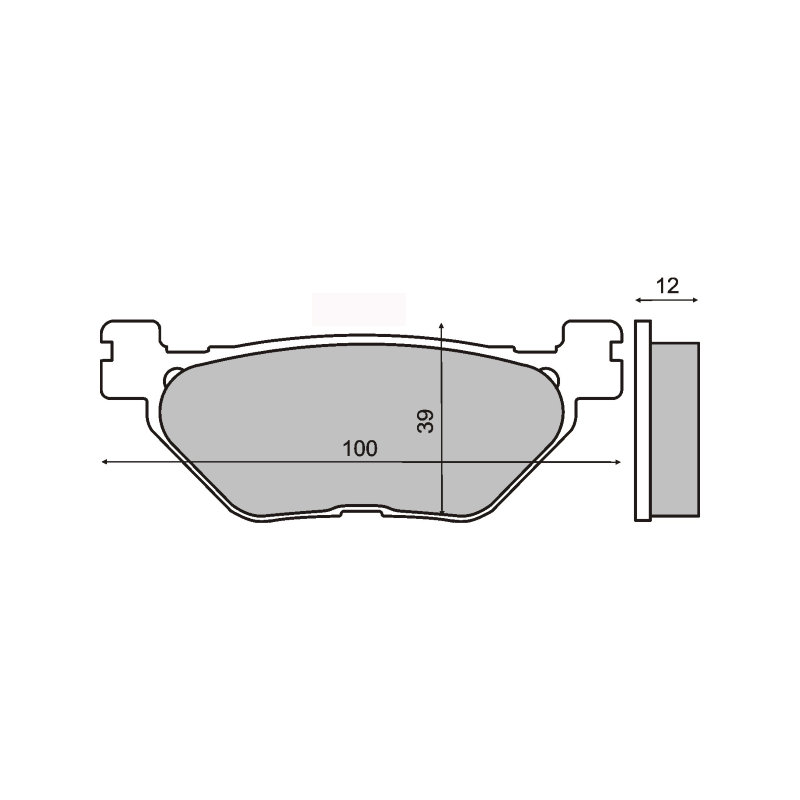 Pastiglie Freno Sinter-Tech Yamaha T-Max 500cc Pastiglie Freno RMS
