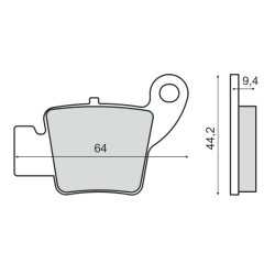 Sinter-Tech Brake Pads Ajp Enduro Brake Pads RMS