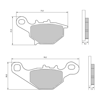 Cinghia Di Trasmissione Dayco Suzuki Street Magic 50cc Cinghie di Trasmissione Dayco