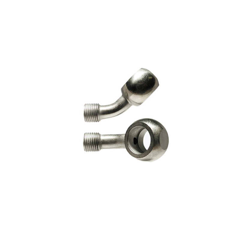 Banjo 7/16 45° Per Harley, Inox Tubi Freno Evok