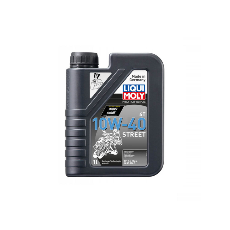 Liquimoly Engine Oil 4T 10W-40 Street 1L Oils and lubricants LIQUI MOLY