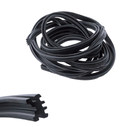 Profilo In Gomma Per Strisce Pedana Classic Piaggio Vespa Sprint-Rally 154776 Carene e Plastiche Rms Classic