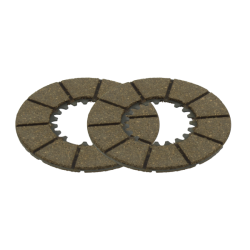 Clutch Discs 2 Pieces For Vespa 98/ 125 V1-15T/ V30-33T/ Ape A1-15T Ferodo FCD0723 013150 Clutch Discs Ferodo
