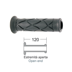 Domino Black Grips Scooter Grips Domino