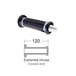 Manopole Nere/Argento Manopole RMS