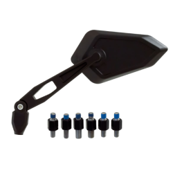 Coppia Specchietti Universali Con Adattatori Rétroviseurs RMS