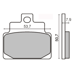 Pastiglie Freno Organiche Aprilia Leonardo 125cc Bremsbeläge RMS