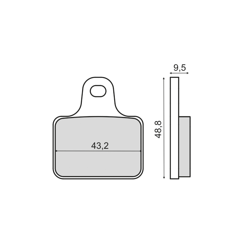 Pastiglie Freno Sinter-Tech Mv Agusta F4 Pastiglie Freno RMS