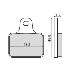 Sinter-Tech Brake Pads Mv Agusta F4 Brake Pads RMS