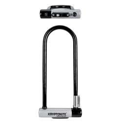 U-Lock Kryptolok Ls - Black Silver Locks and Chains Kryptonite