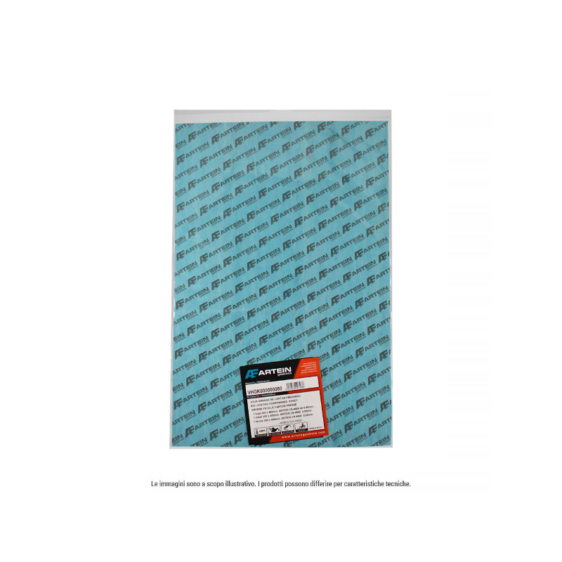 Foglio Per Guarnizioni Di Carta Pressata Artein 300x450mm Spessore 0,80mm Juntas Artein