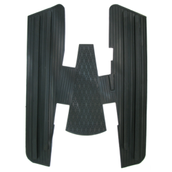 Tappeto Grande Nero Classic Piaggio Vespa Vnb-Vbb-Gl-Spint Anni 60-70 610304M Tappetini in Gomma Rms Classic