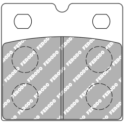 Ferodo Brake Pads Eco Friction FDB108EF Brake Pads Ferodo