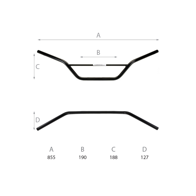 Domino Off-Road Handlebar L - 855mm Handlebars Domino