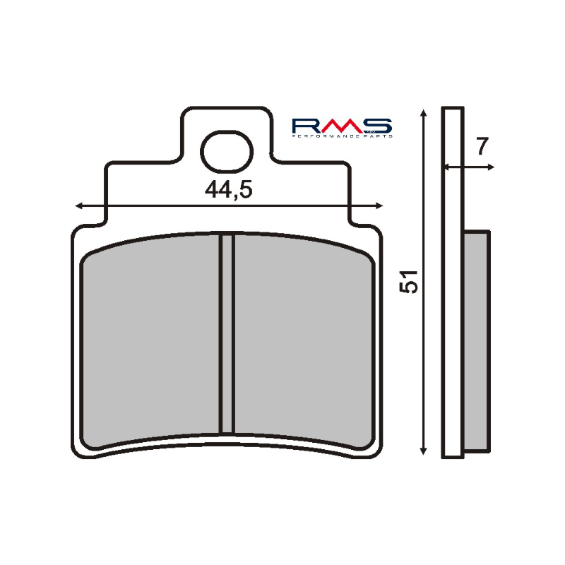 Pastiglie Freno Organiche Kymco Grand Dink 250cc Pastillas de freno RMS