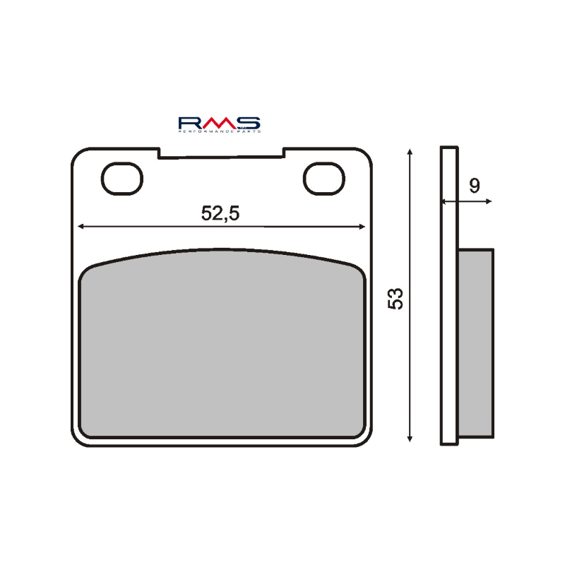  Organic Brake Pads Suzuki Bandit Brake Pads RMS