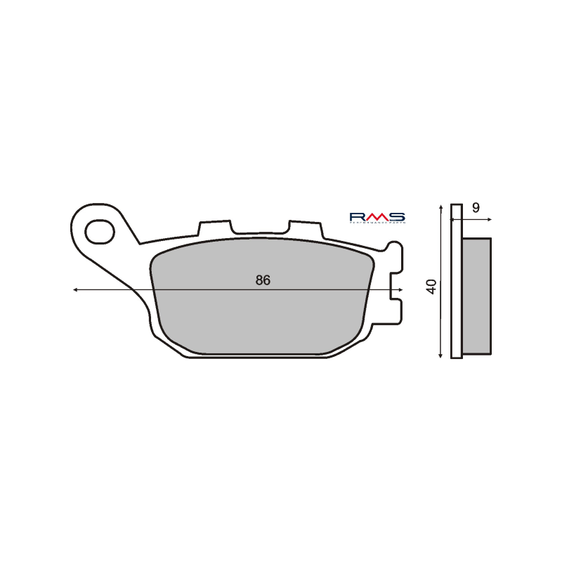  Organic Brake Pads Honda Cbr 600F Brake Pads RMS