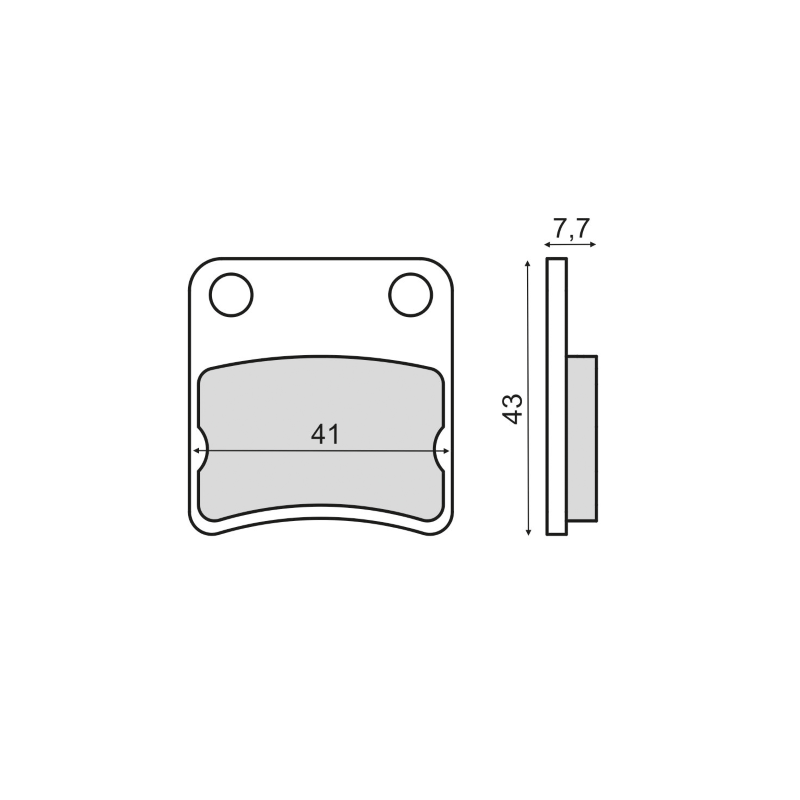  Organic Brake Pads Cagiva City 50cc Brake Pads RMS