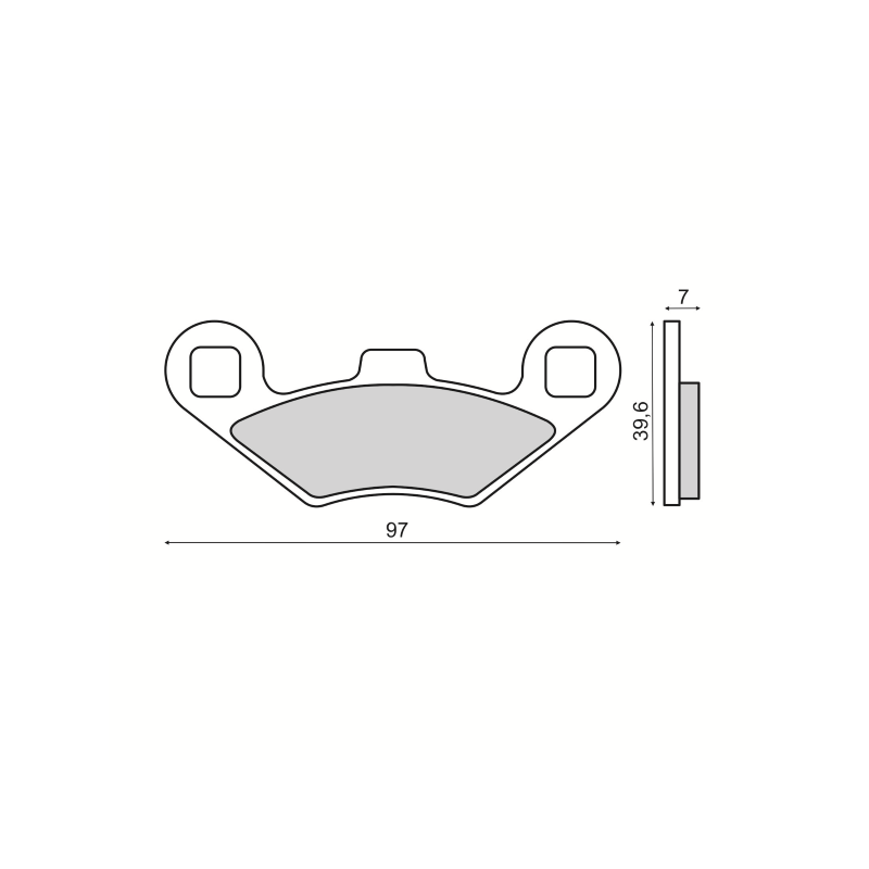 Sinter-Tech Brake Pads Peugeot Metropolis 400 Brake Pads RMS
